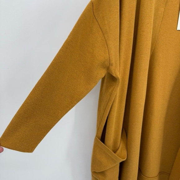 PACT Airplane Cardigan in Chai Heather Organic Cotton Size XS/S - Picture 6 of 13